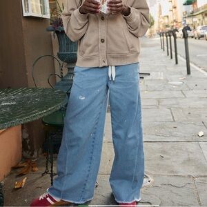 Aerie soft landing denim trouser